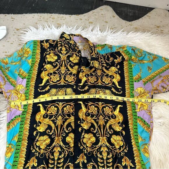 Versus Gianni Versace Lion Logo buttoned Shirt 50 - Picture 8 of 9